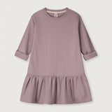 Longsleeve Frill Dress | Berry
