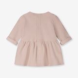 Baby Dress With Snaps | Faded Pink