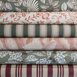Wallpaper Hares In Hiding - Dusty Pink
