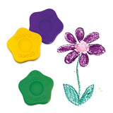 12 bloemenkrijtjes voor jonge kinderen