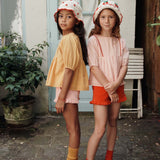 Short Volant Eponge - Coquelicot