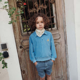 Short Fitte Denim Raye - Denim Raye