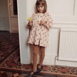Robe ample col volant - Fleurs des bois