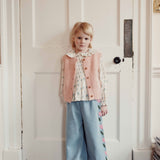 Cardigan sans manches - Rose pastel