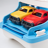 Veerboot met auto's - blauw/wit