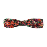 Headband with bow - Multicolor flowers