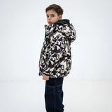 Hooded puffer - Liquid marble