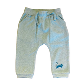 Melange Blue Harem Trousers