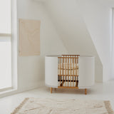 Kai baby cot - Cream oak