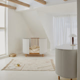 Kai baby cot - Cream oak