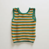Knit Tank - Fern/Tri Stripe