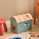 Whale Cotton Plush Toy - Blue