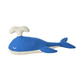 Whale Cotton Plush Toy - Blue