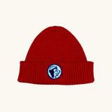 Knit Heritage Beanie - Classic Red