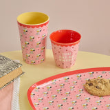 Melamine Cup with Pink Snoopy Print - Tall