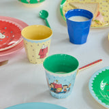 Melamine Cup with Soft Blue Snoopy Print - Medium