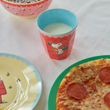 Melamine Cup with Red Snoopy Print