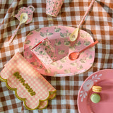 Cotton Napkin in Checks - Moss Green