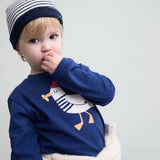 BB bird t-shirt - Marine