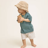 BB Linen Stripes Shorts