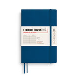 Softcover Paperback indigo, ruled