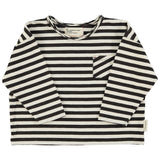 Longsleeve t-shirt - Ecru and black stripes