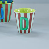 Melamine Cup - Multicolor Blue - D - Stripes