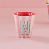 Melamine Cup - Soft Pink - N - Stripes