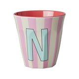Melamine Cup - Soft Pink - N - Stripes