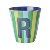 Melamine Cup - Multicolor Green - R - Stripes