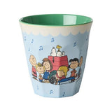 Melamine Cup with Soft Blue Snoopy Print - Medium