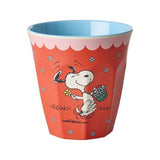 Melamine Cup with Red Snoopy Print