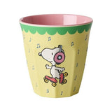 Melamine Cup with Yellow Snoopy Print