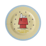 Melamine Side Plate with Cream Snoopy Print