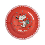 Melamine Side Plate with Red Snoopy Print