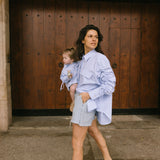 Charlie Petite Kylie Short Mommy Light Blue