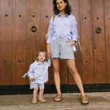 Charlie Petite Kylie Short Mommy Light Blue
