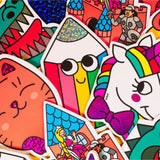 STICKER SHAPE NOTEBOOKS - MAGIC
