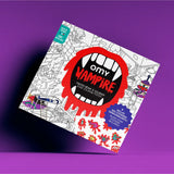 COLORING POSTER - VAMPIRES + STICKER