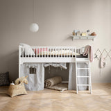 Seaside Classic low loft bed 90x200 cm