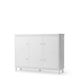 Wood Multi cupboard 3 doors, white