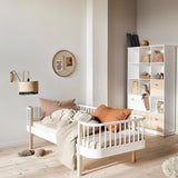 Wood Original day bed, 90x200 cm, white/oak