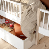 Wood original bed drawer