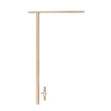 Wood Holder for co-sleeper bed canopy & mobile, oak