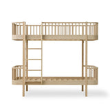 Wood original bunk bed, 90x200 cm, oak