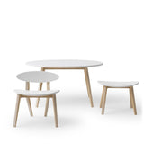 Wood PingPong table, white/oak