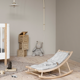 Wood Baby & toddler rocker, oak/grey