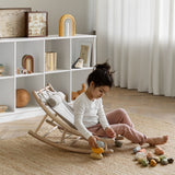 Wood Toddler rocker, oak/nature