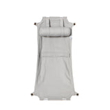 Wood Toddler rocker, oak/grey