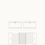 Wood Mini+ sibling kit (additional parts to Mini+ cot bed incl. junior kit, oak) - new